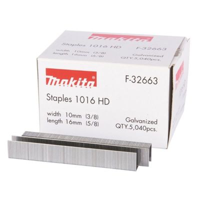 Agrafes pour agrafeuse à batterie L16 x l10mm - MAKITA F-32663