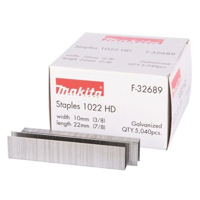 Agrafes pour agrafeuse à batterie L22 x l10mm - MAKITA F-32689