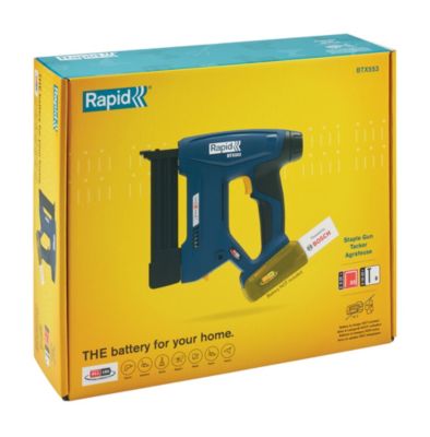Agrafeuse-cloueuse pour agrafes et clous de finition Rapid BTX553 18V