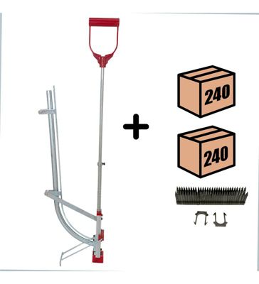 Agrafeuse de tube PER pour plancher chauffant