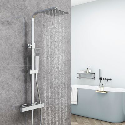 AICA Colonne de douche thermostatique, avec mitigeur thermostatique