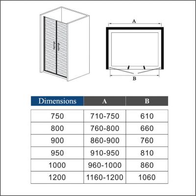 Aica Porte De Douche 80x185cm Porte Battante Verre Satiné Et Anticalcaire Porte Battante En Niche
