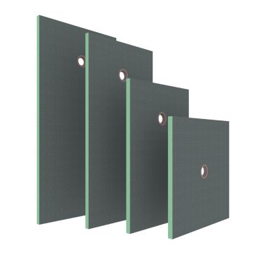 AICA Receveur à carreler en polystyrène - 80 x 80 x 4 cm - recoupable sur mesure