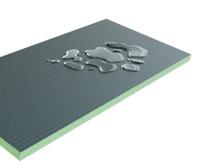 AICA Receveur à carreler en polystyrène - 80 x 80 x 4 cm - recoupable sur mesure