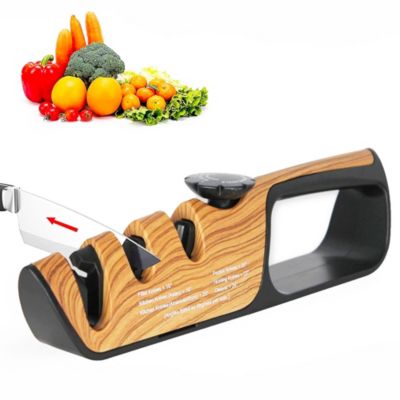 Aiguiseur FISHTEC Wood 3 en 1 couteaux