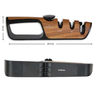 Aiguiseur FISHTEC Wood 3 en 1 couteaux