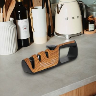 Aiguiseur FISHTEC Wood 3 en 1 couteaux