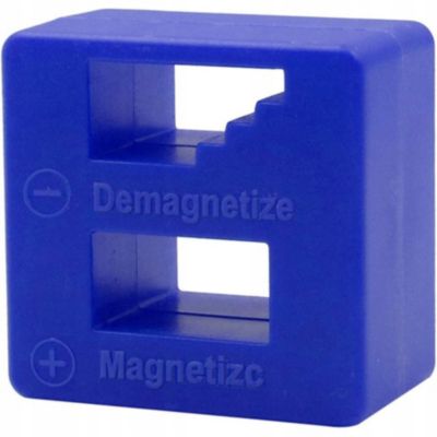 Aimanteur Démagnétiseur pour Tournevis Embouts Vis Rosfix - Sans Alimentation, 49 x 50 x 28 mm
