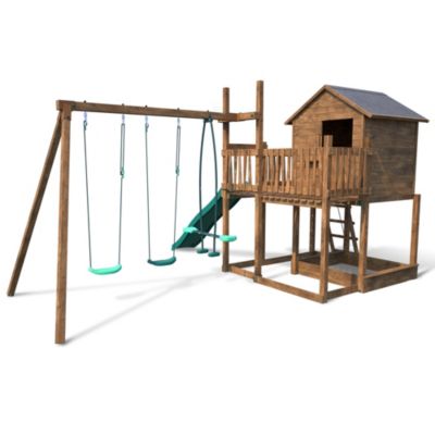Aire de jeu en bois 5,33 x 3,83 x H.2,71 m, Soulet Tenerife