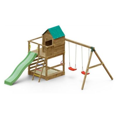 Aire de jeu FUNGOO JARCAS avec Balançoire Double