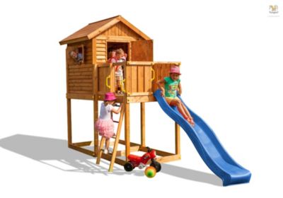 Aire de jeu FUNGOO MYHOUSE avec cabane