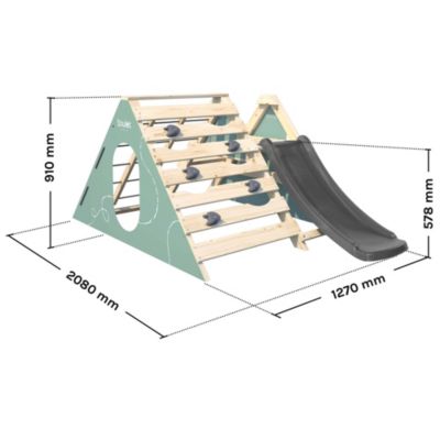 Aire de jeux avec toboggan Hercule pour enfants Soulet