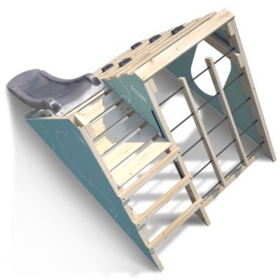 Aire de Jeux Enfants 8-en-1 Autoportante,Structure d'Escalade Sécurisée pour Enfants - Toboggan et Jeux Extérieurs | Leroy Merlin