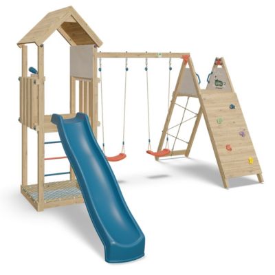Aire de jeux bois 2,20 m OLYMPIA XPLORER 2 - 9 enfants