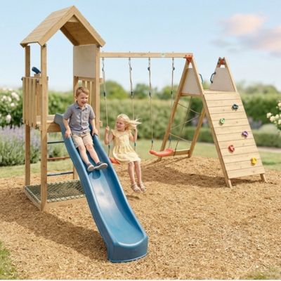 Aire de jeux bois 2,20 m OLYMPIA XPLORER 2 - 9 enfants