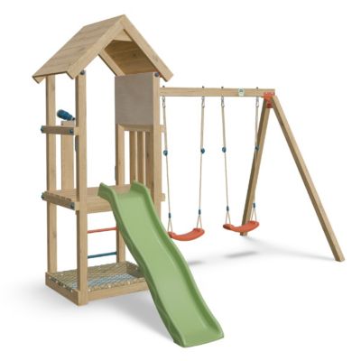 Aire de jeux en bois EASY XPLORER 2 TRIGANO - 6 enfants