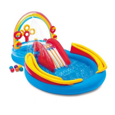 Aire de jeux gonflable Arc-en-Ciel Intex