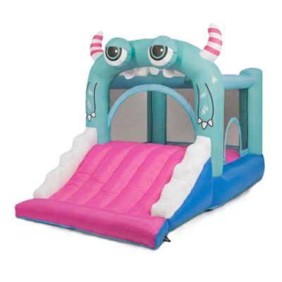 Aire de jeux gonflable KINDI toboggan panier soufflerie château de jardin pour enfants 1 pièce
