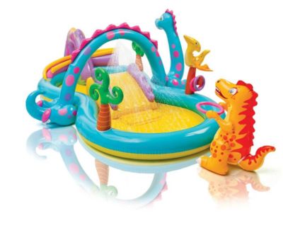 Aire de jeux gonflable Pays des Dinosaures - Intex