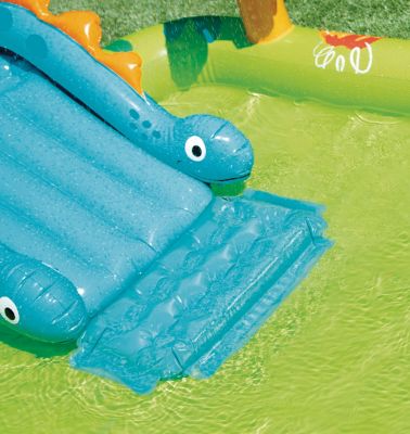 Aire de jeux piscine gonflable enfant Intex dinosaure avec fontaine 191 x 152 x 58 cm