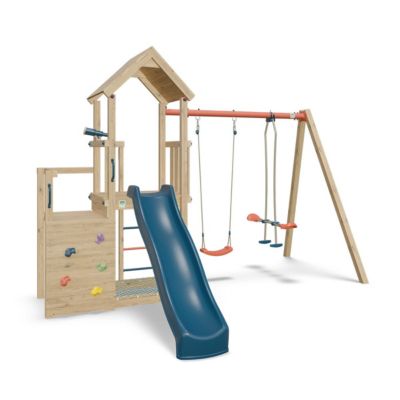 Aire de jeux Xchange Player bois poutre métal