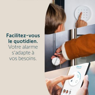 Alarme maison Home Alarm Advanced Max - Somfy - Système d’alarme maison sans fil connecté avec détecteurs et sirènes - Compatible TaHoma switch