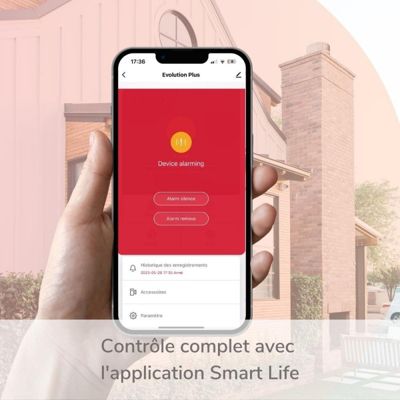 Alarme maison sans fil gsm 4G et 3 caméras wifi kit ip3