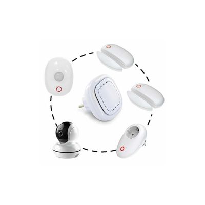 LIFEBOX Alarme Maison Connectée Wi-Fi Et GSM – Kit Animal 6 : 3 Détecteurs Mouvement + 6 Ouverture, Sans Abonnement