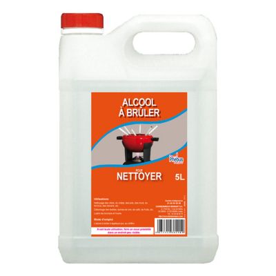 Alcool  brler pour chauffer et nettoyer Phebus 5L