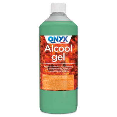 Alcool gélifié barbecue, cheminées, feux extérieurs Onyx 1L