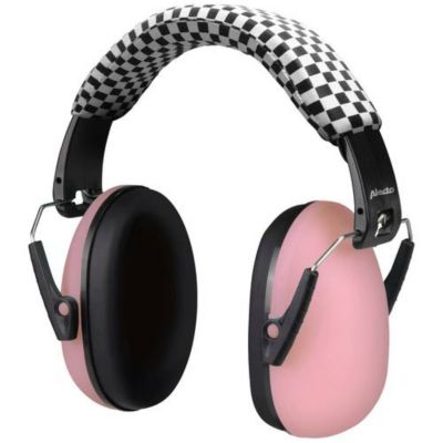 Alecto BV-71RE Casque antibruit enfant pliable 29 dB SNR, rose