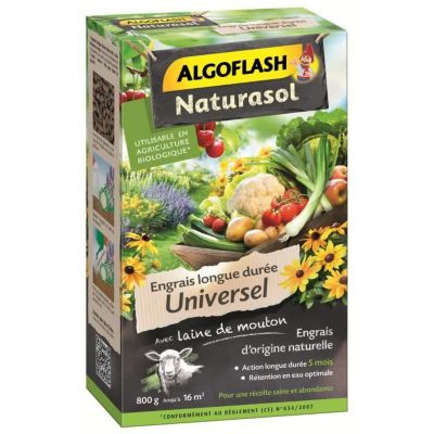 ALGOFLASH NATURASOL Engrais Universel longue durée - 800 g