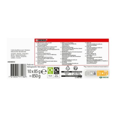 Aliment pour chat stérilisé Pro Plan Sterilised en sauce au poulet 10 x 85g