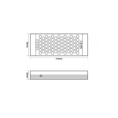 Alimentation LED 24V - 200W - Métal - Garantie 3 Ans - Optonica
