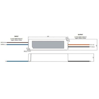 Alimentation LED DC12V 100W 8,3A étanche IP67 GLP