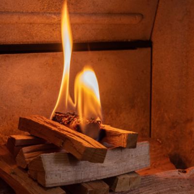 Allume-feu en rouleaux de laine de bois et cire végétale 1kg, Woodstock Allum'express