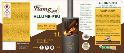 Allume feu gel Flam & Co à la betterave à sucre
