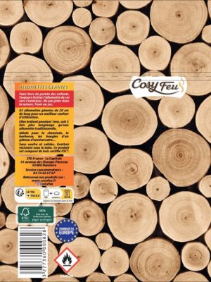 Allumettes géantes Flam & Co, 65 pièces