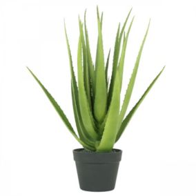 Aloe vera artificiel en pot 60cm