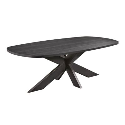 ALPHA - Ensemble Buffet 4 Portes et Table Repas Ovale 230cm