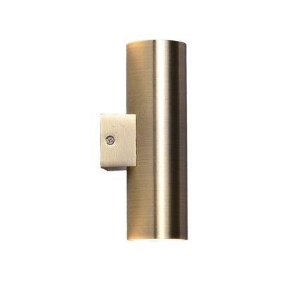ALPINALUZ Applique Murale Bronze Vieilli  Lumière Double Haut/Bas, 2 Douilles GU10, Métallique, Ampoules Non Incluses