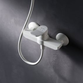 AM.PM Mitigeur mécanique de baignoire Robinet Salle de Bain Blanc, FXA20033 X-Joy