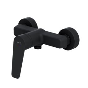 AM.PM Mitigeur mécanique de baignoire Robinet Salle de Bain Noir, FTA20022 Hit