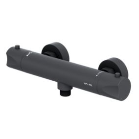 AM.PM Mitigeur thermostatique de douche Robinet Salle de Bain Noir, FTA40022 Hit