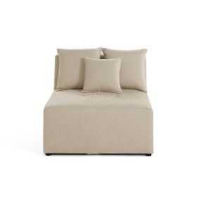 Amalfi - module d'assise sans accoudoirs - 1 place - en tissu - Lisa Design