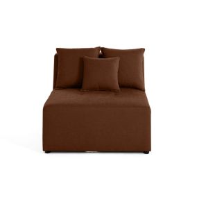 Amalfi - module d'assise sans accoudoirs - 1 place - en tissu - Lisa Design