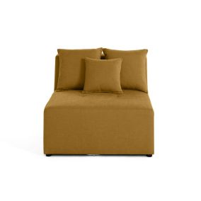 Amalfi - module d'assise sans accoudoirs - 1 place - en tissu - Lisa Design