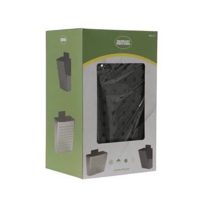 AMIG - Boîte publicité  77 - 220 x 360 x 190 mm - Acier - Noir