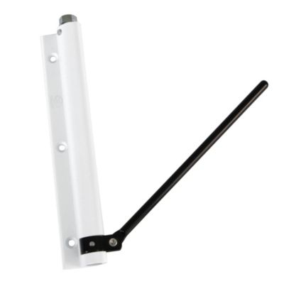 AMIG - Paumelle ressort  200 - 190 x 180 mm - Aluminium - Blanc
