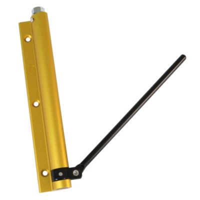 AMIG - Paumelle ressort  200 - 190 x 180 mm - Aluminium - Or